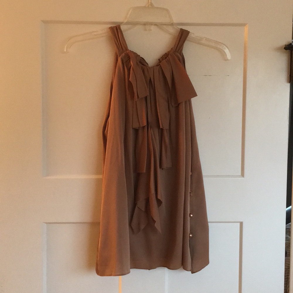 NEVER WORN- Milly Ruffle Silk Halter Top